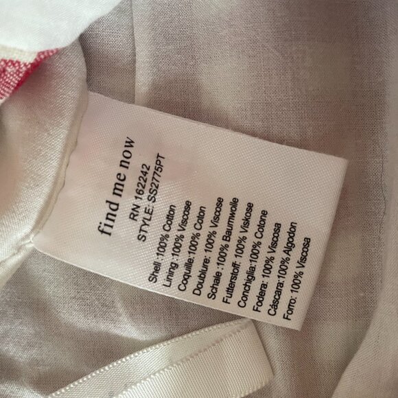 Red Gingham find me now pants - Picture 3 of 4